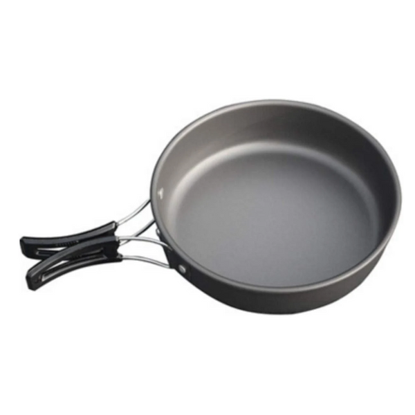 3 Piece Set Pan Saucepan Teapot For 2 To Persons Camping Cookware