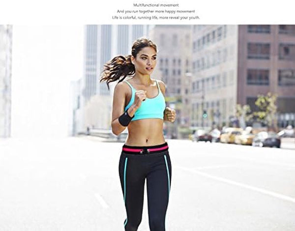 Running Belt Phone Men And Women Holder For Race Jogging Marathon 6.5A Mobiles Black Waist Packs & Bags