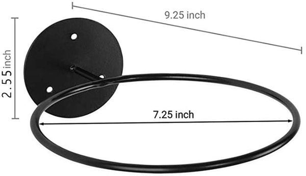 4 Piece Metal Ball Holder Wall Mount For Basketballs Footballs Volleyballs Black Ball Racks