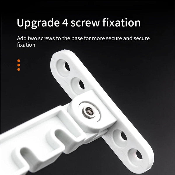 2 Pieces Holder Limiter White Stays Windows Fittings & Door Hook Plastic And Metal 10.6A1.4Cm Anti Burglary Security For Inward Opening Other Window A