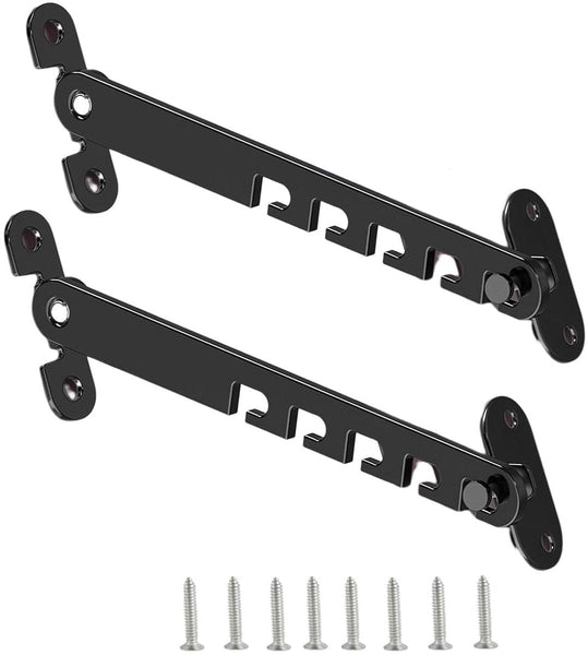 And Door Stopper 2 Pieces Limiter Security Child Lock 16Cm With Mounting Material Black Door Locks & Lock Mechanisms