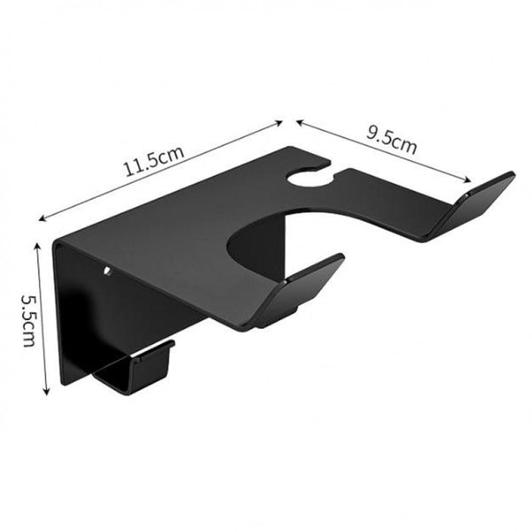 Hairdryer Holder Wall Bracket Universal 11.5*9.5*5.5Cm Metal Bathroom Accessories White Hair Dryers