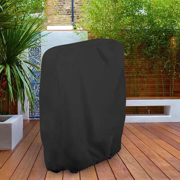 20/34*71*110Cm Garden Foldable Lounge 210D Oxford Fabric Dust For Accessories Lounger With Storage Bag Black Chair Covers