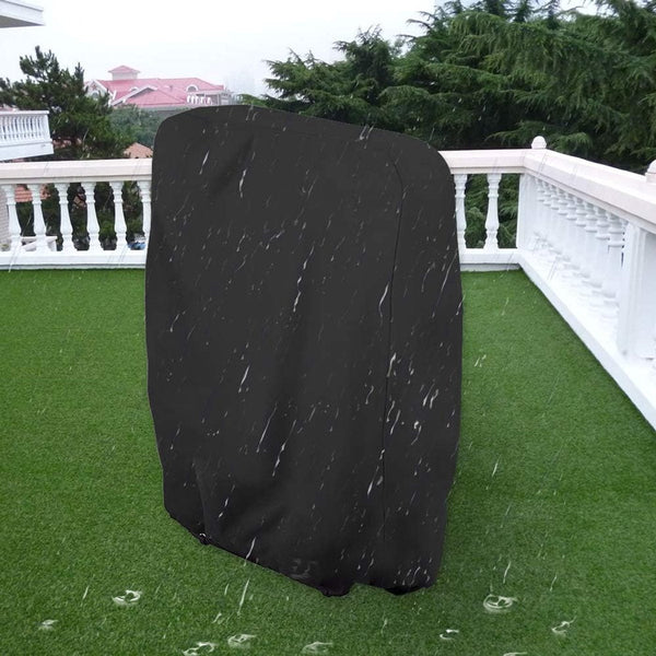 20/34*71*110Cm Garden Foldable Lounge 210D Oxford Fabric Dust For Accessories Lounger With Storage Bag Black Chair Covers