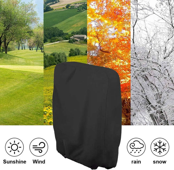 20/34*71*110Cm Garden Foldable Lounge 210D Oxford Fabric Dust For Accessories Lounger With Storage Bag Black Chair Covers