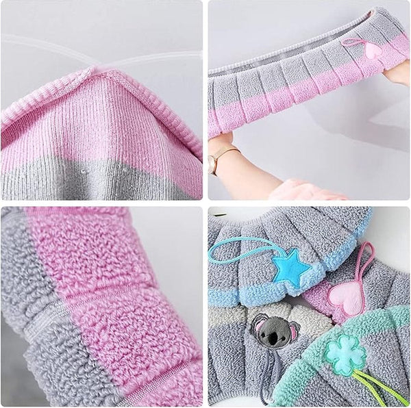 4 Pieces Toilet Seat Cover Universal Polyester Beige Pink Green Blue 35*35Cm Toilet Seats