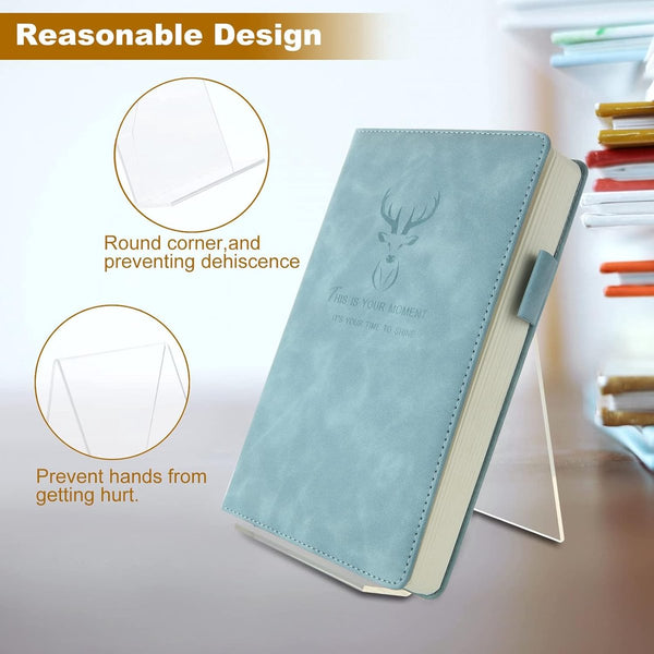 Acrylic 8 Pieces Adjustable Plate & Phone Holder Stand Bookends