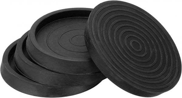 4 Pieces Non Slip Furniture Pads Rubber Black Round For Floor And Protection Bed Sofa Stoppers 75*75*9Mm Furniture Parts