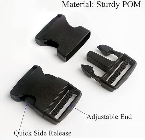 Buckles And Closures 20Mm Snap Black Plastic 4 Pieces Other Sewing
