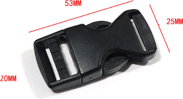 Buckles And Closures 20Mm Snap Black Plastic 4 Pieces Other Sewing
