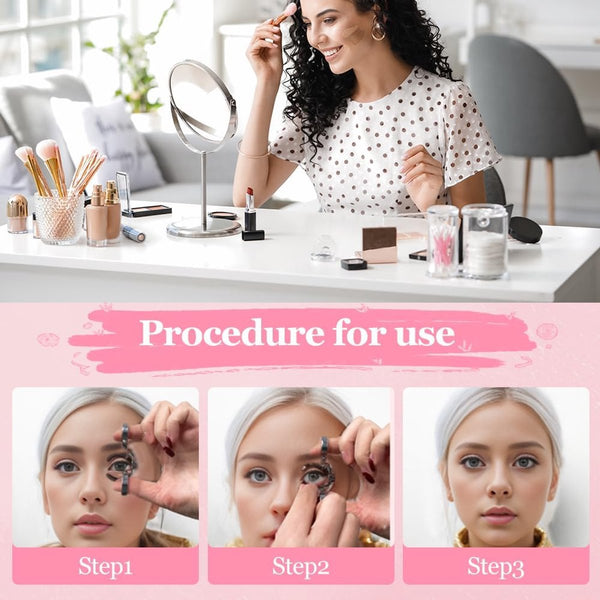 Contact Lens Wearing Aids Eyelid Inserter Remover Stretcher Suction Cup Holder Silicone Soft Pink Contact Lens Storage & Equipment
