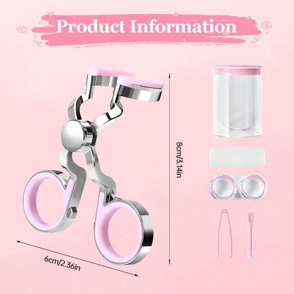 Contact Lens Wearing Aids Eyelid Inserter Remover Stretcher Suction Cup Holder Silicone Soft Pink Contact Lens Storage & Equipment