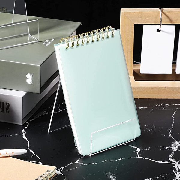 Bookend Transparent Holder Stand Acrylic 75*90*105Mm Bookends