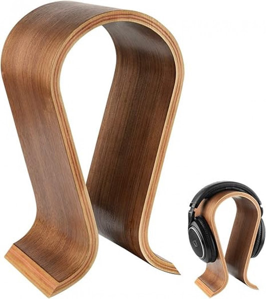 Headset Stand Headphone Holder Hook Hanger Wooden 255*100*155Mm Color Mounts & Holders