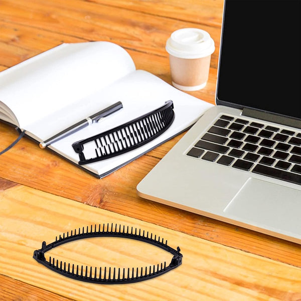 Hair Clip 3 Pieces Hairpin Banana Hairpins Women Double Comb Long Clips For Fine Thick Brown/Black/White Hair Accessories