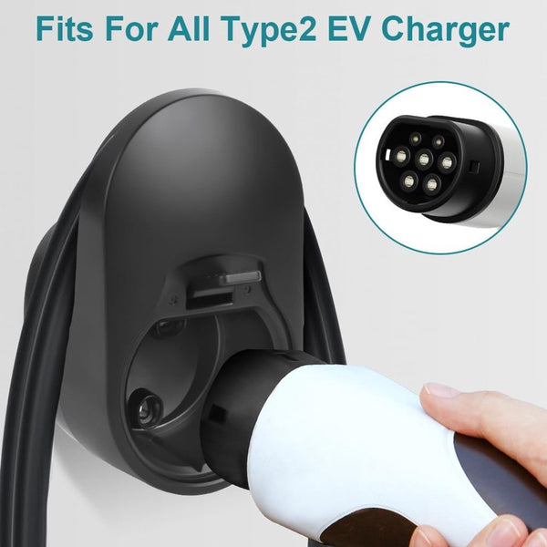 Charging Cable Mounting Bracket For Car Universal Holder Ev Black Chargers & Cradles