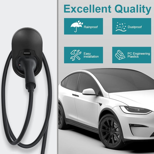 Charging Cable Mounting Bracket For Car Universal Holder Ev Black Chargers & Cradles