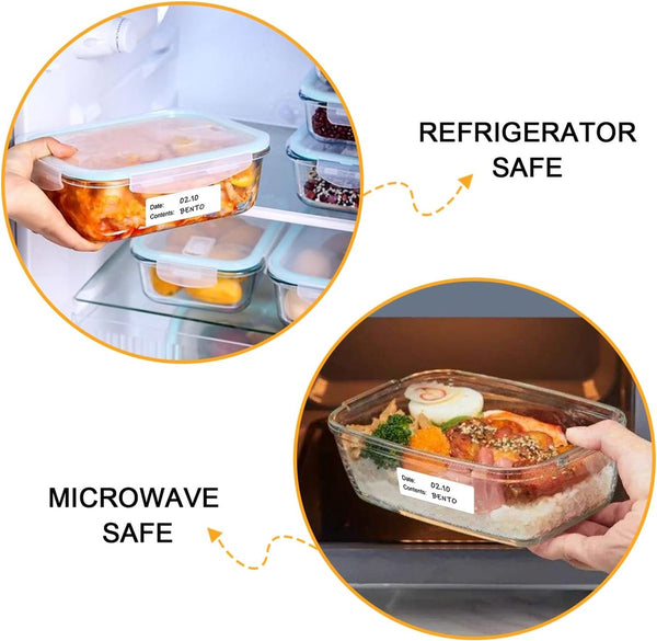 500 Pieces Freezer Labels Stickers Food Best Before 2.5*5Cm Writable For Containers Boxes Bags Kitchen Labels