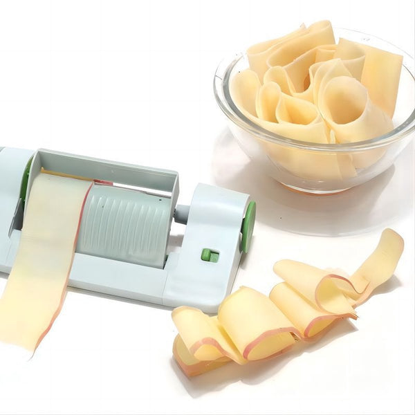 Vegetable Slicer Spiral Kitchen Plastic 22.5*10.5*5.5Cm Light Gray Green Peelers & Slicers