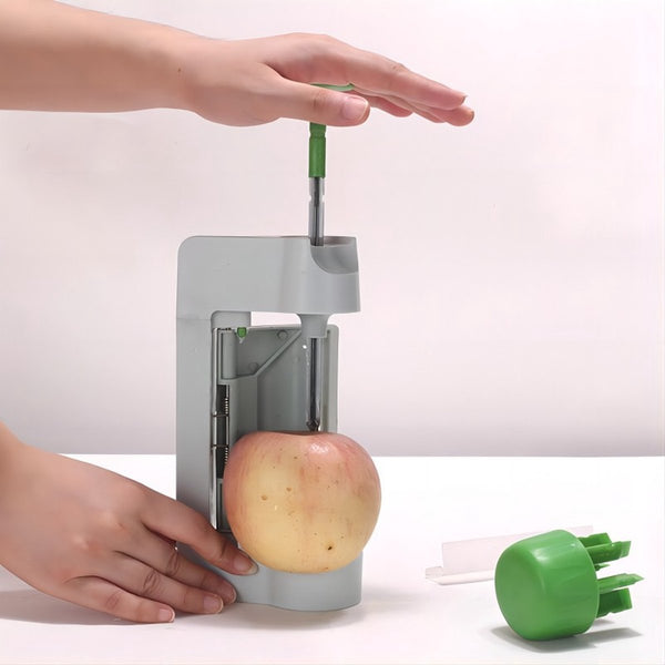Vegetable Slicer Spiral Kitchen Plastic 22.5*10.5*5.5Cm Light Gray Green Peelers & Slicers
