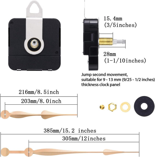 High Torque Quartz Clock Movement With Long Hands For Diy Clocks Other Clocks