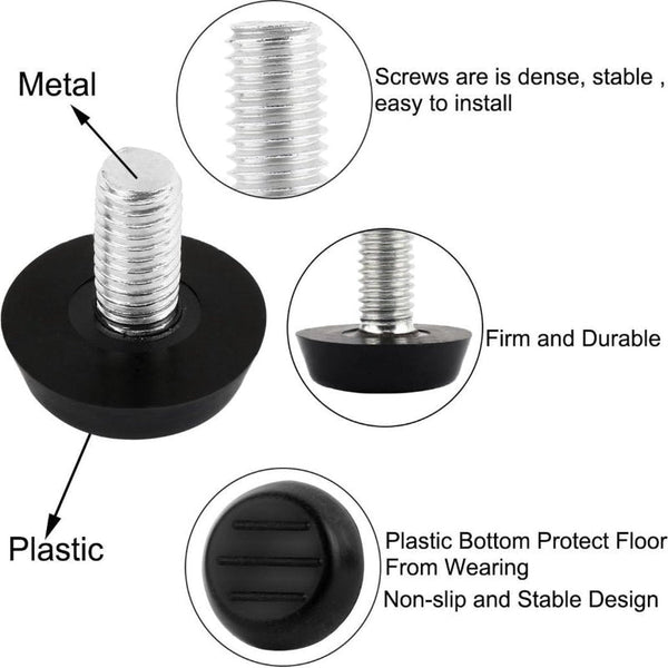 Furniture Feet Leveling Pad M6 X 10 20 Mm Pack Of 16 Furniture Parts