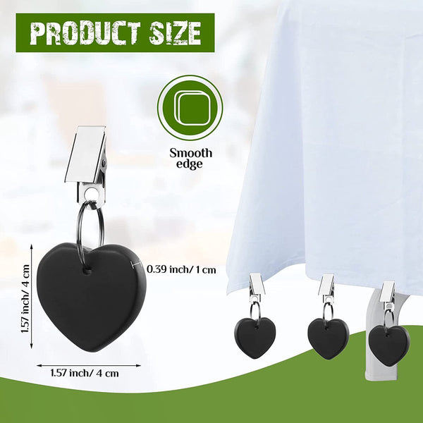 6 Piece Marble Tablecloth Weights Heavy Duty & Portable Table Cloths