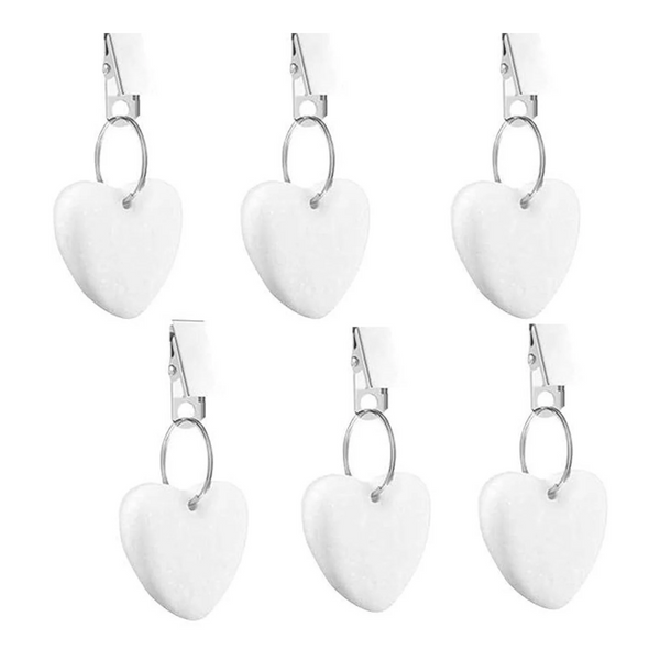6 Piece Marble Tablecloth Weights Heavy Duty And Portable White Table Cloths