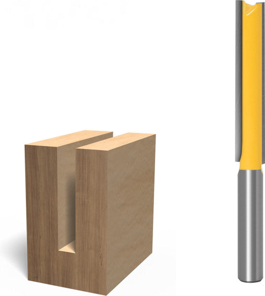 Wood Groove Cutter Long Version Shaft 8Mm*50Mm Yellow Metal Other Power Tools