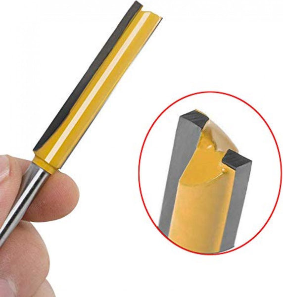 Wood Groove Cutter Long Version Shaft 8Mm*50Mm Yellow Metal Other Power Tools