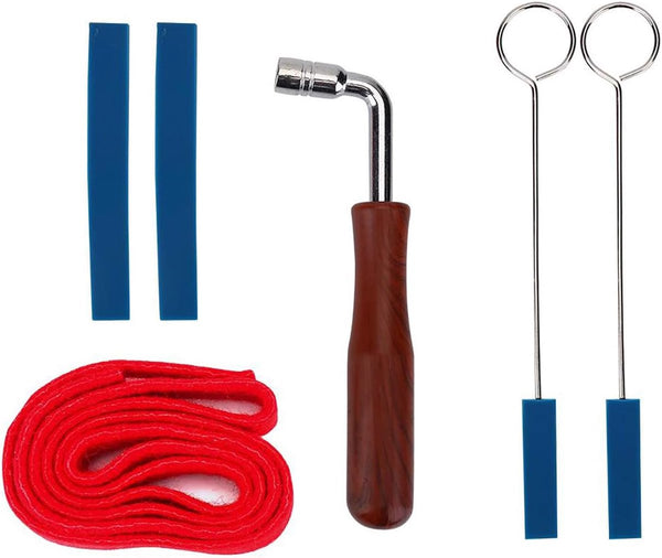 Professional Piano Tuning Kit: Hammer Dampers Mutes & Temperament Strip Blue Piano Accessories