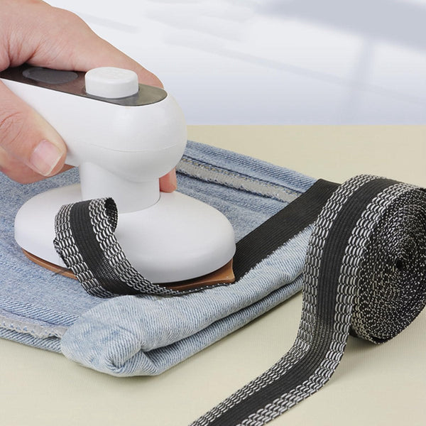 Iron On Tape Easily Shorten Trousers Yourself Black Hem For Shortening Aid 10 Meters 2.5 Cm Wide Polyester Other Sewing