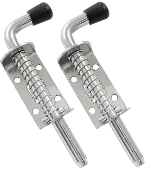 Stainless Steel Sliding Bolt Latch 12.8Cm Silver (2 Pack) Door Locks & Lock Mechanisms