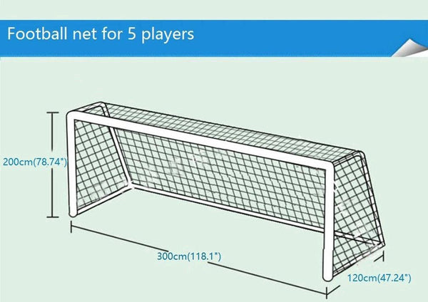 Soccer Goal Net Replacement 3X2m Durable Polypropylene Soccer Goals