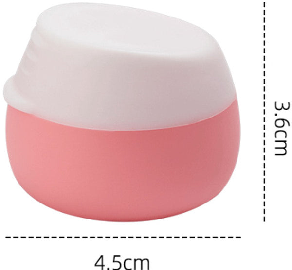 Travel Cosmetic Jars With Lids Containers Pack Of 4 20Ml Leakproof Empty Makeup Sealed For Home And Outdoor Silicone Travel Bottles & Containers
