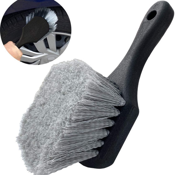 Tire Rim Cleaner Wheel Brush Polish Black Pp Short Handle 2155555Mm Other Automotive Care Supplies
