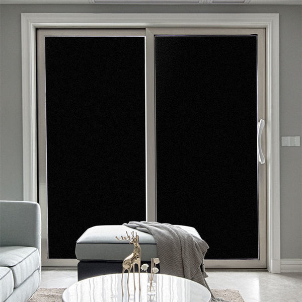 2 Pieces Film Blackout Sun Protection Anti Glare Cloth Including Squeegee Sticker 45 X 100Cm Supplied With Self Adhesive Backing Window Film