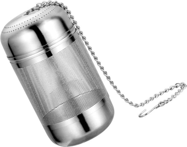 2 Pcs Stainless Steel Herb Ball Tea Infuser Lazy Bags For Boiling Infusers Loose Screw Thread Strainers Brine Basket Mesh Household Soup Tea Infusers