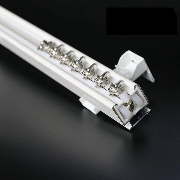 Curtain Rail Rollers 20Pcs White Alloy Gliders 3.45Cm Curtain Poles & Accessories