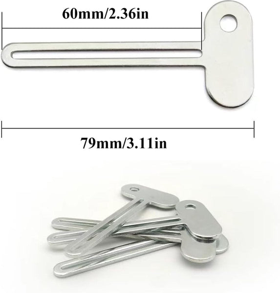 Toothpaste Squeezer 4Pieces Tube Stainless Steel Silver Key Shaped Environmentally Friendly Ergonomic Design Suitable For Creams Gels Other Bathroom A
