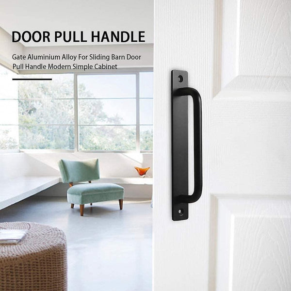 Black Sliding Door Cabinet Furniture Handle With Mounting Bolts Cabinet Knobs