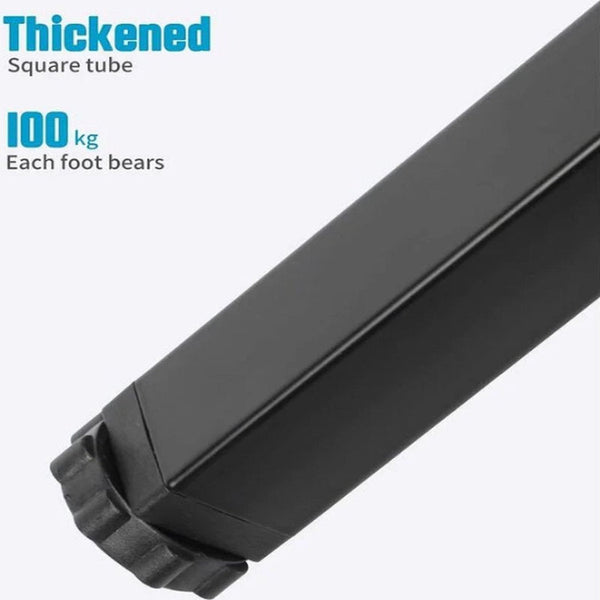 Bed Frame Support Leg 4 Pieces 35 Cm (+2 Cm) Adjustable Black Cold Rolled Iron Furniture Legs Retractable For Frames With M8a60 Mm Bolt Furniture Part