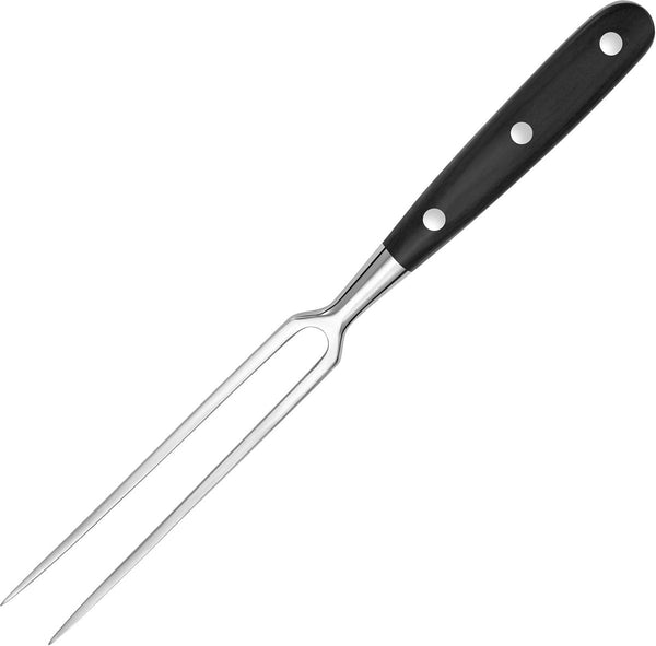 Waffle Meat Fork Stainless Steel Handle Serving Carving Tool 30 Cm Black Kitchen Utensil Grill Turkey Roast Forks