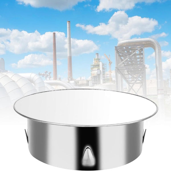 Stainless Steel Chimney Pipe Cap 148Mm Diameter Odour And Draft Prevention Fireplace & Stove Accessories