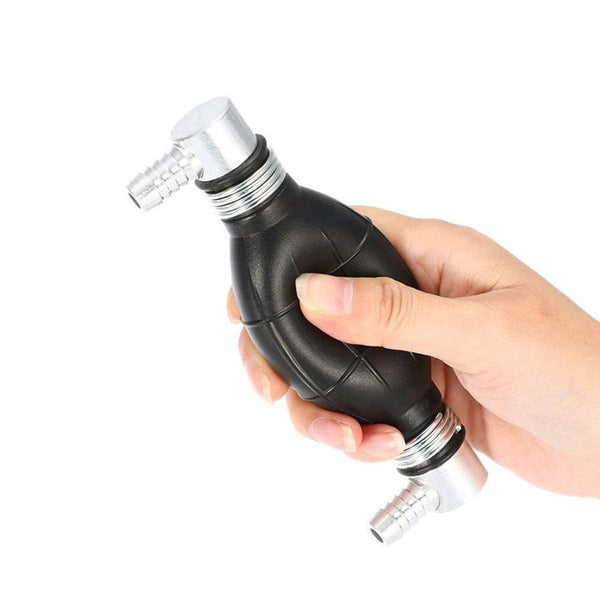 Universal Siphon Fuel Pump With Check Valve Petrol & Diesel Engines Black No Hose Fuel Pumps
