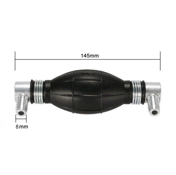 Universal Siphon Fuel Pump With Check Valve Petrol & Diesel Engines Black No Hose Fuel Pumps