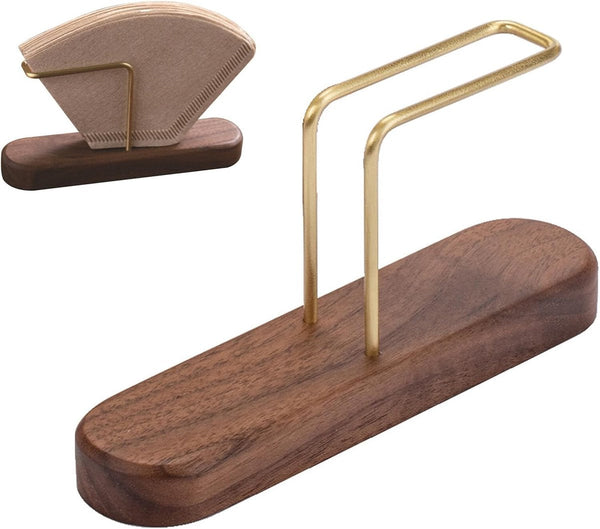 Coffee Filter Holder Universal Bag Paper Accessories Simple & Durable 7 X 14 3.5 Cm Wood Other Coffee Tea & Espresso Makers