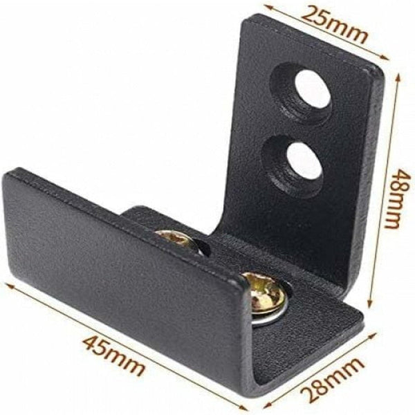 Steel Black Sliding Door Floor Guide For Shed Doors Sliding Door Hardware