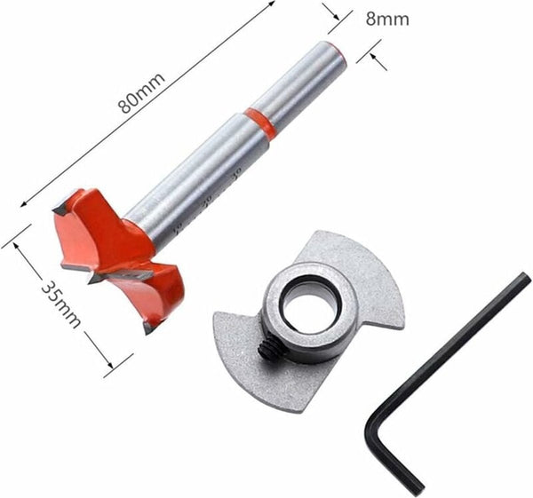 35Mm Hinge Hole Drill Guide Jig For Carpentry & Cabinet Hinges Drill Bits