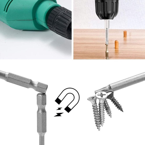 11 Pieces Screwdriver Bits Set Long Torx Hollow S2 Steel With Security Head Hexagon Shaft 100Mm T6 T7 T8 T9 T10 T15 T20 T25 T27 T30 T40 Screwdrivers &
